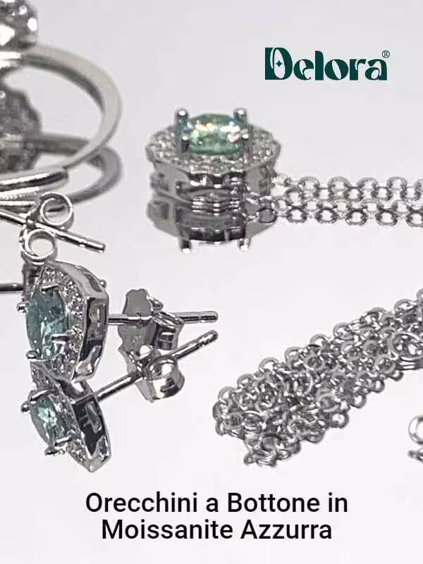 Silver moissanite jewelry collection - immagine 10