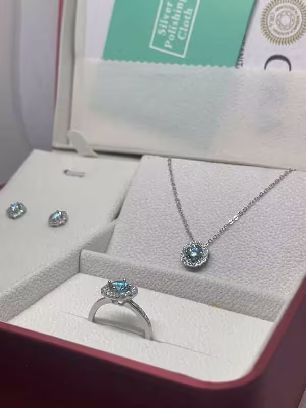 Silver moissanite jewelry collection - immagine 3