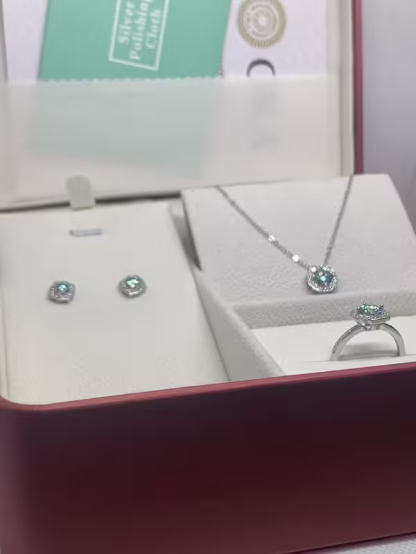 Silver moissanite jewelry collection - immagine 2